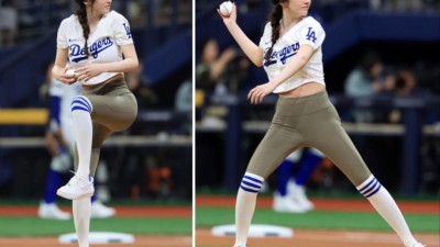 전종서 레깅스 시구…美日서도 화제